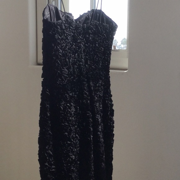 David Meister Black lace cocktail dress - Picture 7 of 8